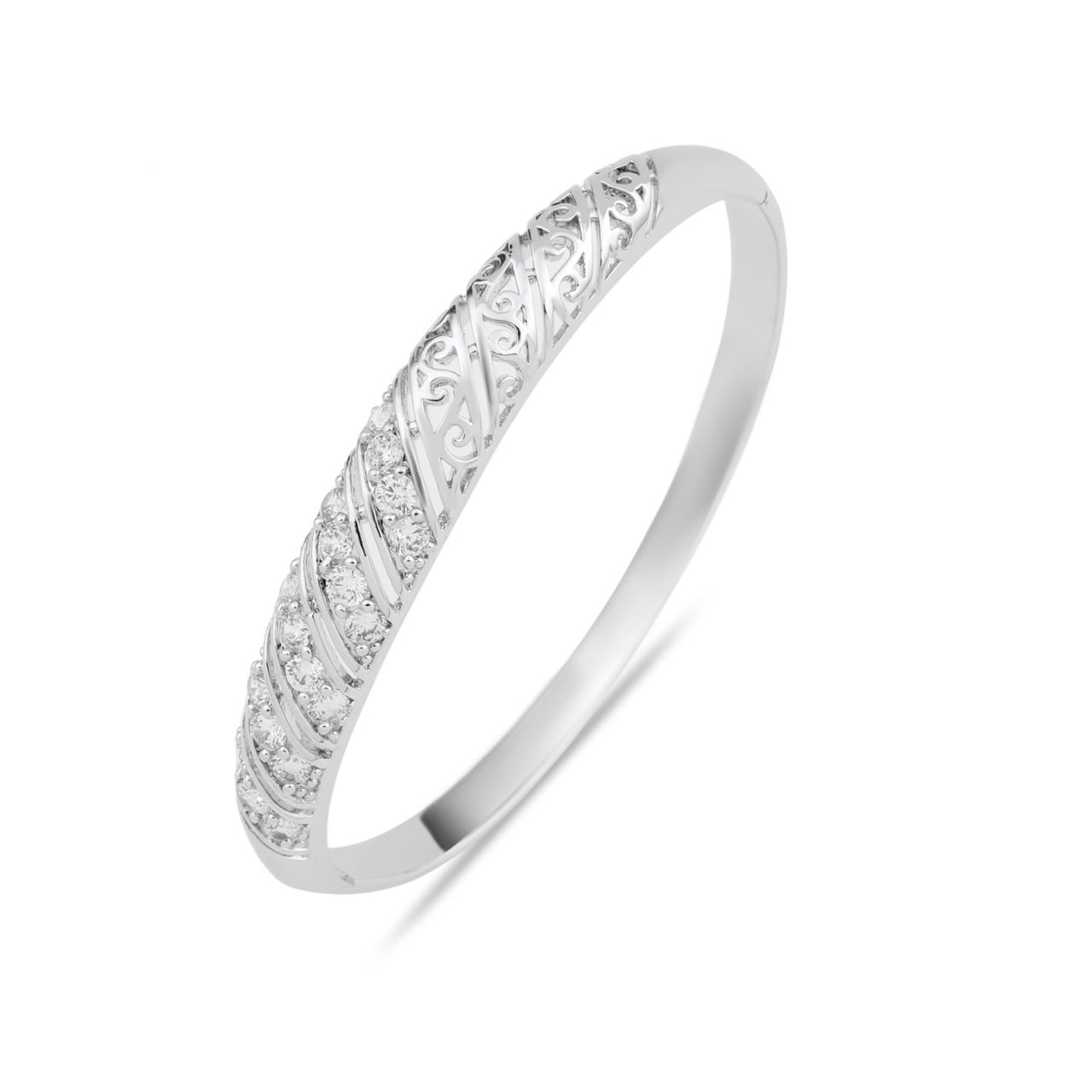 Xuping Zirkon Taşlı Kelepçe Bileklik 1194-6