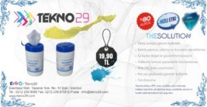 The Solution %80 Alkollü Islak Mendil 80 Adet