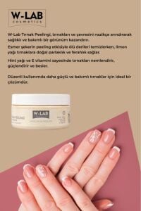 W-Lab Kozmetik Manikür Pedikür Tırnak Peelingi 250 ml