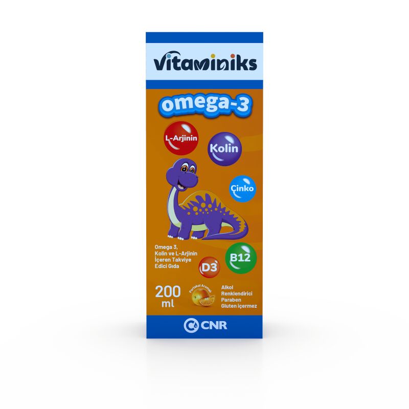 VITAMINIKS OMEGA 3 200 ML SURUP