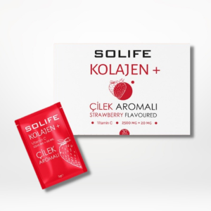 Solife Kolajen+ 2500 mg Colagen 20 mg C Vitamini Çilek Aromalı 30 Şaset