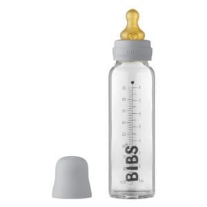 Bibs Baby Glass Bottle Complete Set 225 ml - Cloud