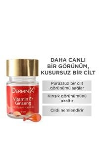 Derminix Vitamin E Ginseng Kapsülü 10'lu