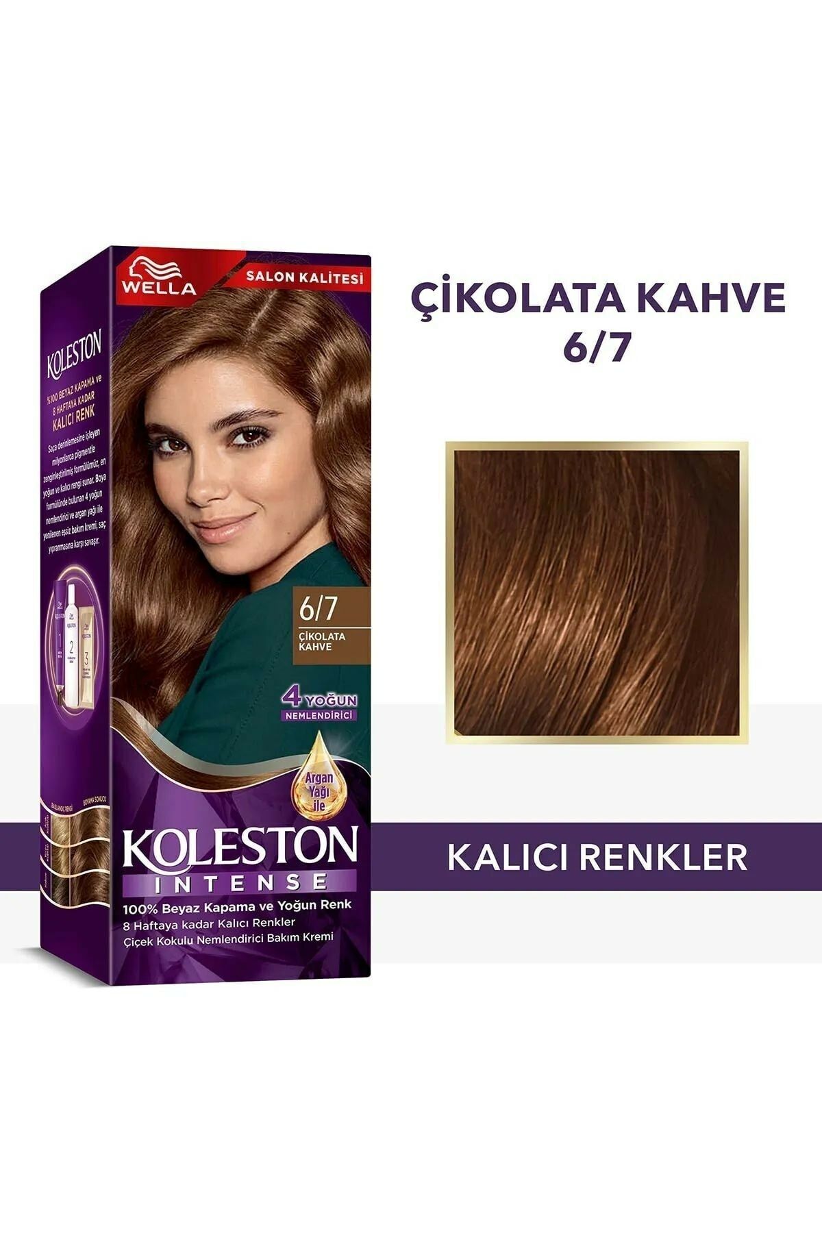 Koleston Intense Saç Boyası - Çikolata Kahverengi 6/7
