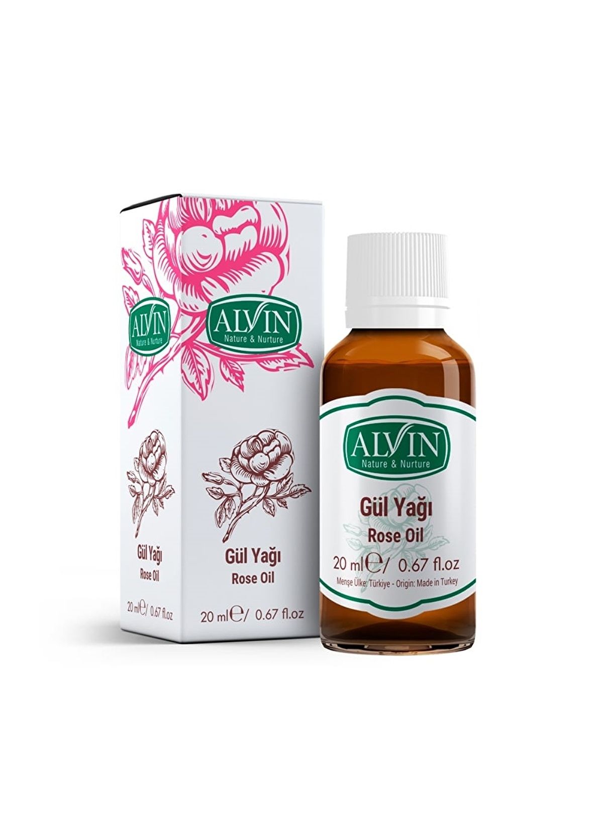 Alvin Gül Yağı 20 ml