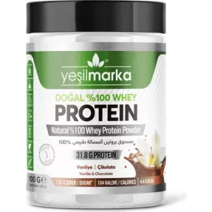 Yeşilmarka Doğal Whey Protein Tozu Vanilya / Kakao 100 gr