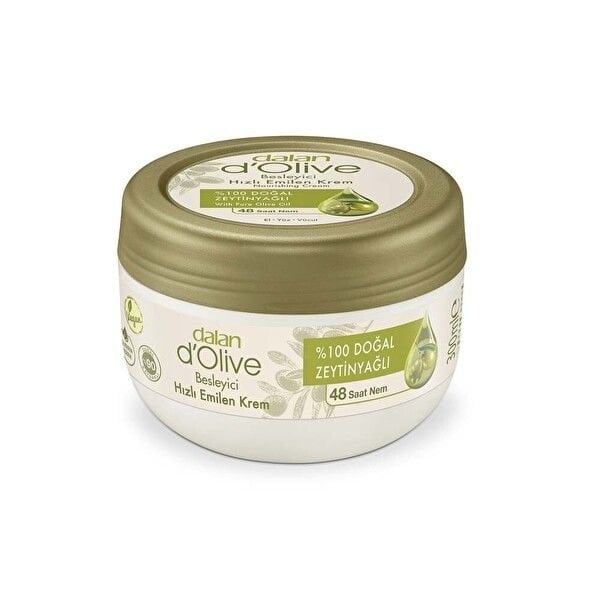 Dalan Dolive Besleyici Krem Hızlı Emilen Zeytinyağlı Kavanoz 300 ml