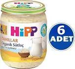 Hipp Kavanoz Maması Organik Sütlaç 125 gr - 6 Adet