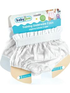 Babyjem Alıştırma Külodu 2 Yaş Beyaz 2'li