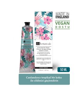 Dr. Botanicals Hindistan Cevizi ve Tahiti Gardenyalı Canlandırıcı El Kremi 50 ml