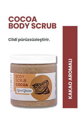 Googlow Body Scrub Cocoa Kakao Krema Aromalı Şeker Peelingi 230 gr