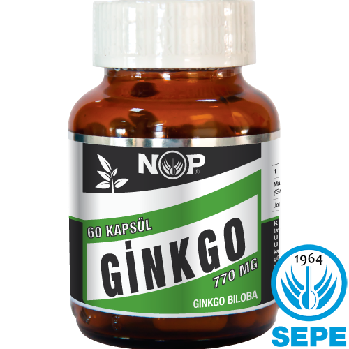 NOP Ginkgo Biloba 60 Kapsül 770 mg Ginko