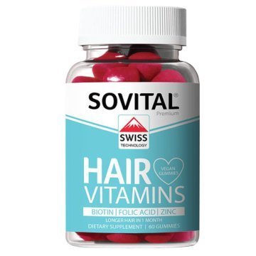 Sovital Saç Vitamini 60 Vegan Gummies