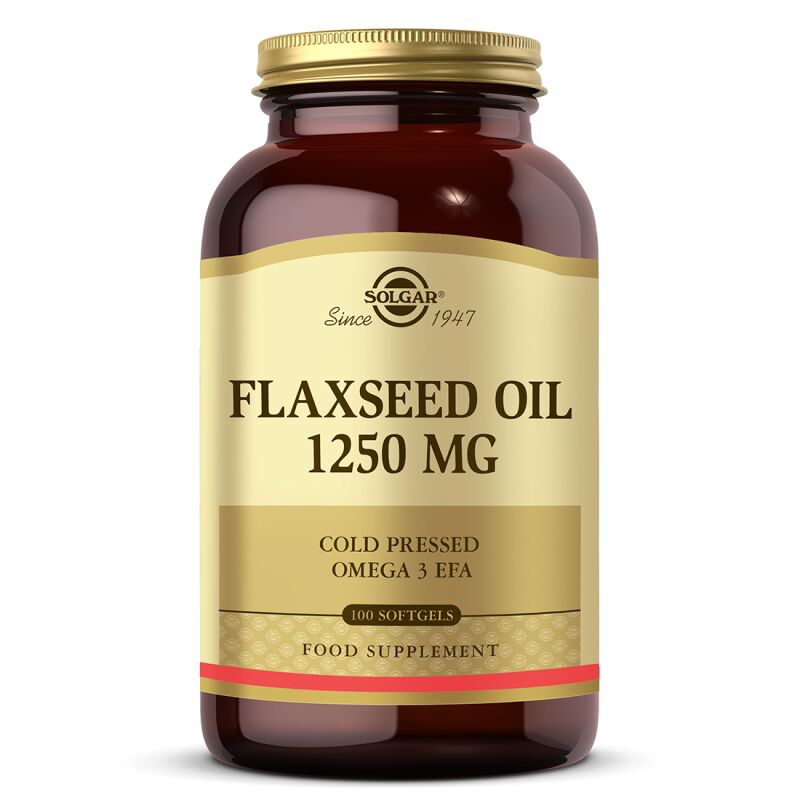 SOLGAR FLAXSEED OIL 1250 MG 100 SOFTGEL