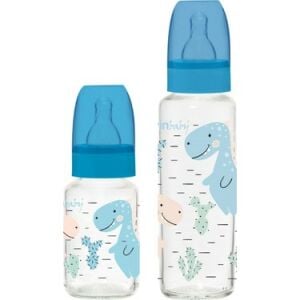 Herevin Cam Biberon Mavi 125 ml