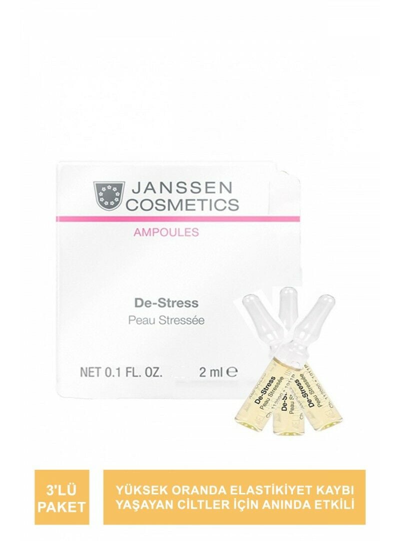 Janssen Cosmetics De-Stress Ampul 3'lü