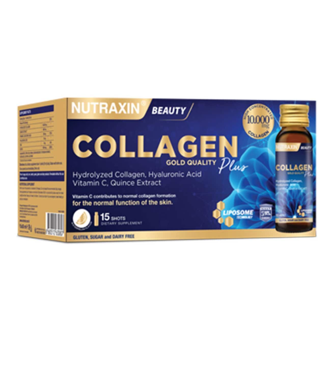 Nutraxin Beauty Collagen Gold Quality 15 Shots