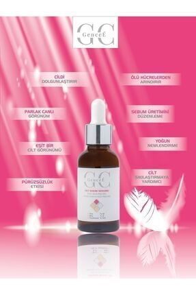 Gencee Canlandırıcı ve Cilt Tonu Eşitleyici Kırmızı Peeling AHA BHA Serum 30 ml