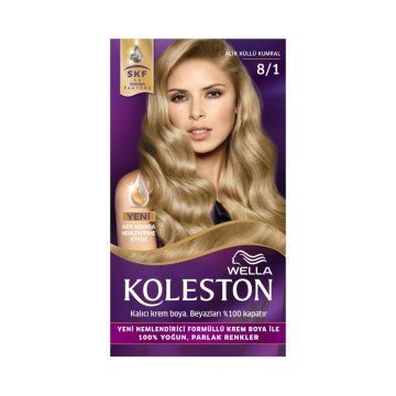 Koleston Kit Saç Boyası 8/1 Açık Küllü Kumral
