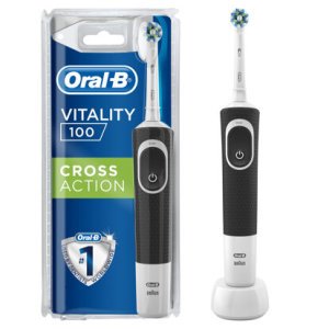 Oral B Sarj D100 Sıyah Cross Actıon