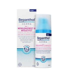 Bepanthol Derma Nemlendirici ve Besleyici Günlük Yüz Bakım Çok Kuru ve Hassas  Ciltler 50 ml
