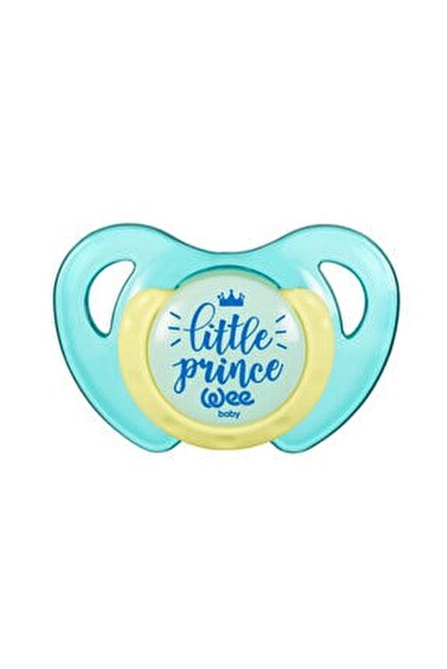 Wee Baby Desenli Kelebek Damaklı Emzik No: 3 - Mavi