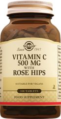 Solgar Vitamin C 500 Mg Rose Hips 100 Tablet