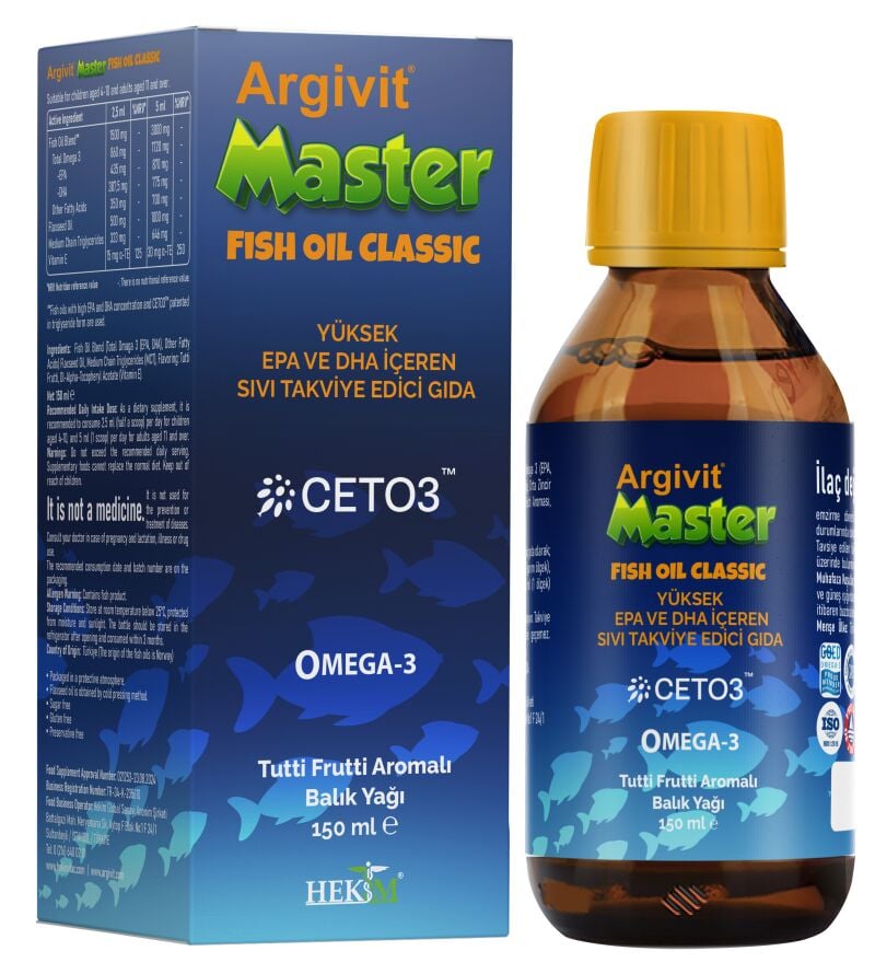 ARGIVIT MASTER FISH OIL CLASSIC 150 ML