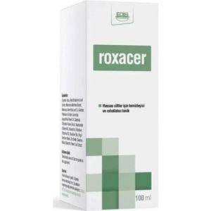 Roxacer Hassas Ciltler İçin Temizleyici ve Rahatlatıcı Tonik 100 ml