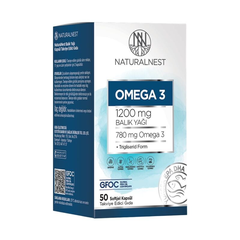NATURALNEST OMEGA 3 BALIK YAGI 50 KAPSUL