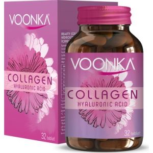 Voonka Collagen Hyaluronic Acid 32 Tablet - 5 Adet