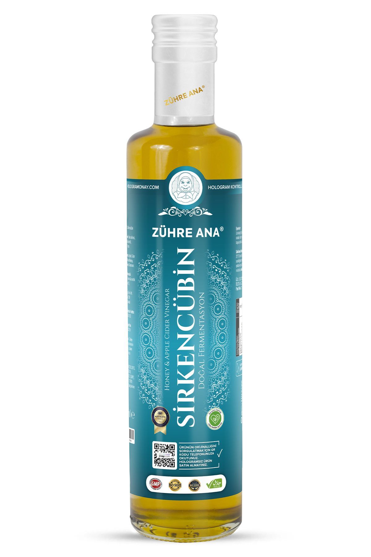 Zühre Ana İbni Sina Sirkencübin Prebiyotik Sirke 250 ml