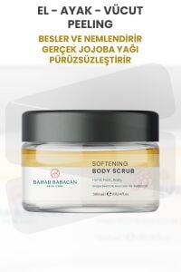Bahar Babacan Jojoba Yağı Özütü Mineral Tuz Yumuşatıcı Etkili El Ayak Vücut Peeling 300 ml