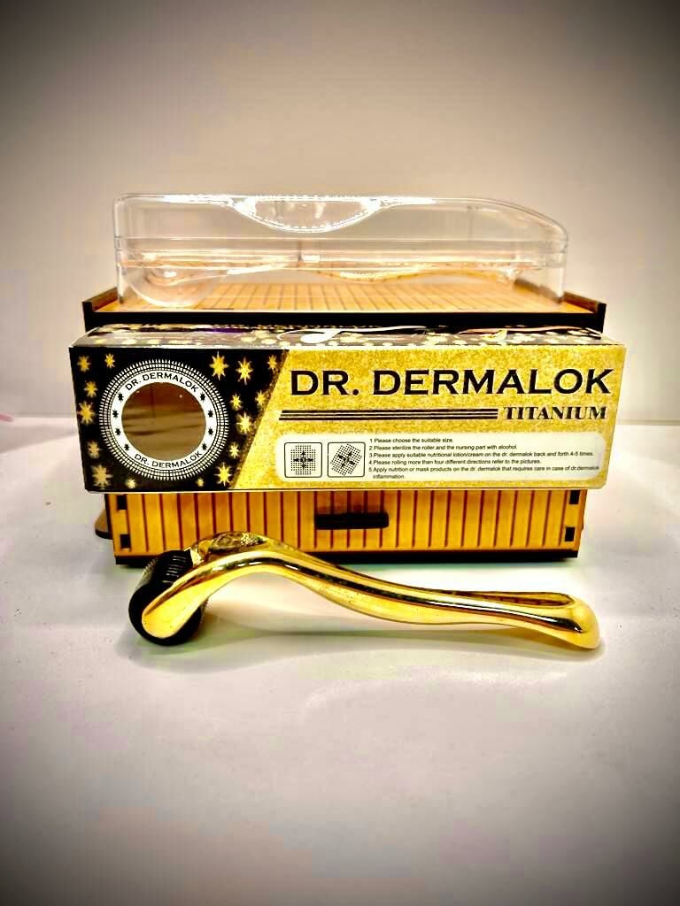 Dr. Dermalok Dermaroller Gold 0,50 mm 540 Titanyum İğneli