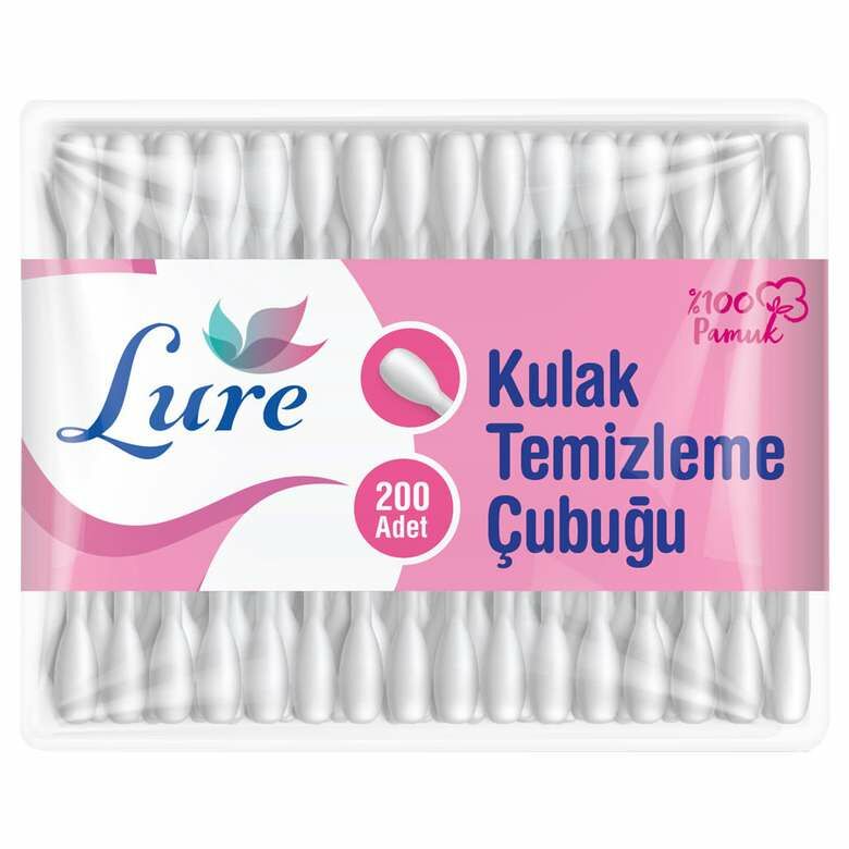 Lure Kare Kulak Çubuğu 200 Adet