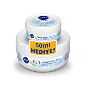 Nivea Krem Soft Vazo 300 ml + 50 ml Hediyeli