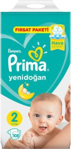 Prima Aktif Bebek Fırsat Paketi No: 2 (3-6 kg) 108'li