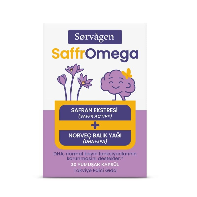 SORVAGEN SAFFROMEGA SAFRAN+OMEGA 3 30 KAPSUL
