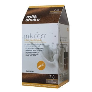 Milk Shake Milk Color Kalıcı Saç Boyası Orta Kumral Dore 7.3