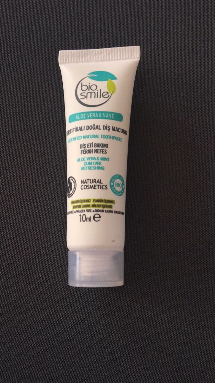 Bio Smile Organik Anti Plak Diş Macunu Nane & Hindistancevizi & Aloe Vera 75ml