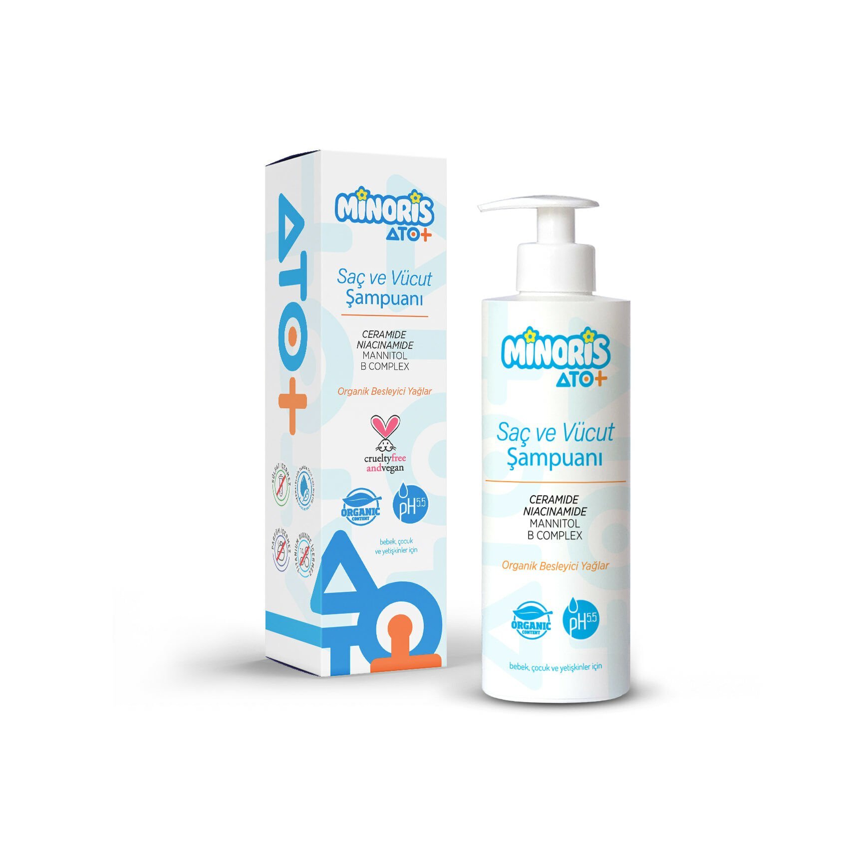 Minoris Ato+ Şampuan 400 ml