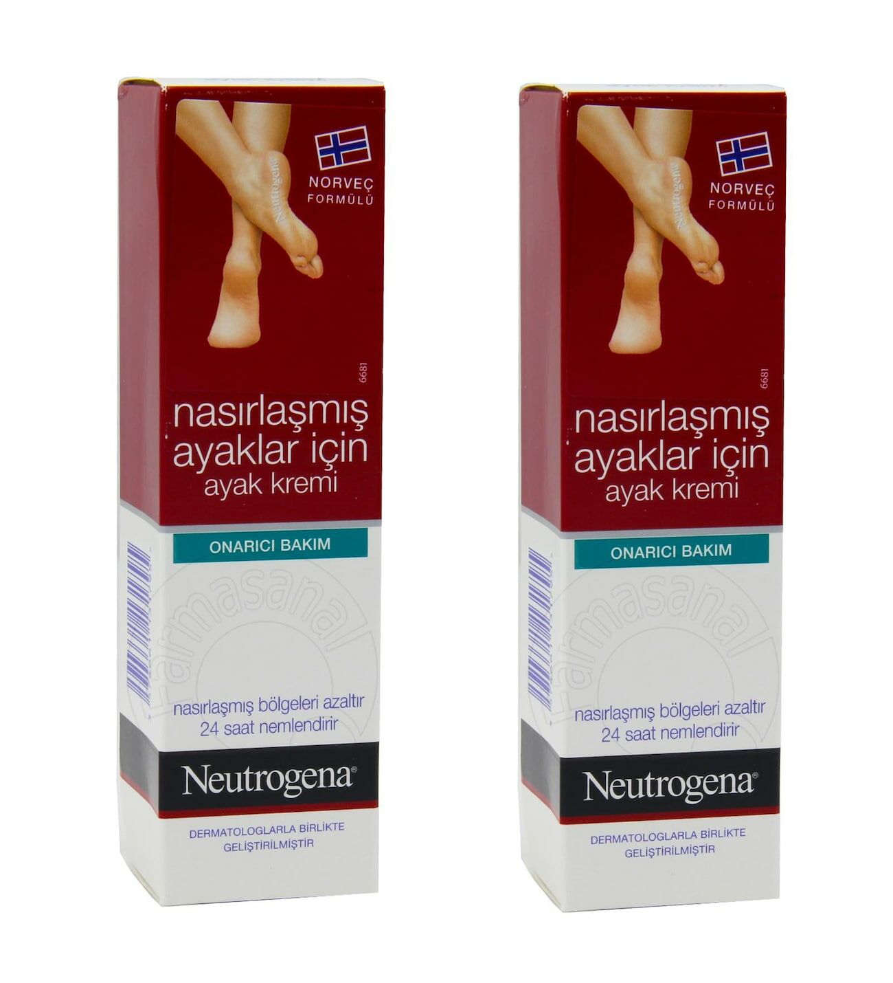 Neutrogena Nasırlaşmış Ayak Bakım Kremi 50 ml	- 2 Adet