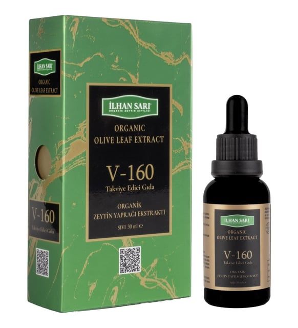 İlhan Sarı V-160 Organik Zeytin Yaprağı Ekstraktı 30 ml