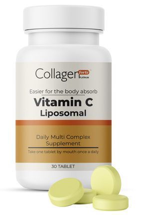 Collagen Forte Platinum Vitamin C Liposomal 500 mg 30 Tablet