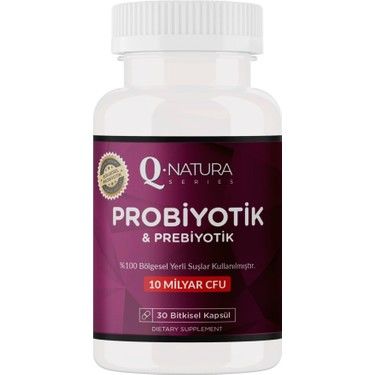 Q Natura Series Probiyotik 30 Bitkisel Kapsül