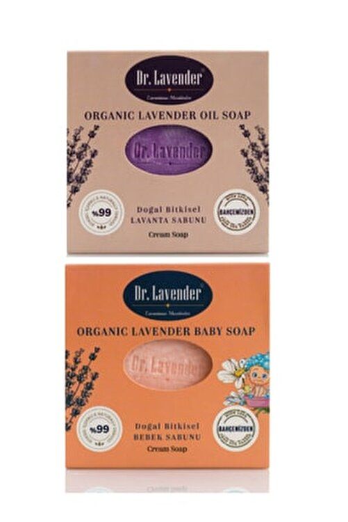 Dr. Lavender Organik Bitkisel Katı Bebek Sabunu