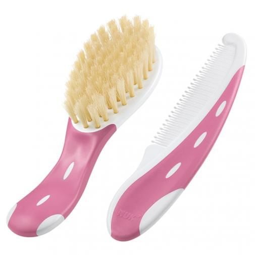 Nuk 256236 Fırça Tarak Seti - Pembe