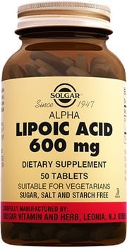 Solgar Alpha Lipoic Acid 600 Mg 50 Tablet