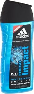 Adidas Fresh Impact Shower Gel With Coolinh Mint 250 ml