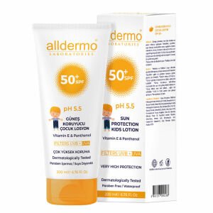 Alldermo Çocuk Güneş Losyonu SPF50+ 200 ml